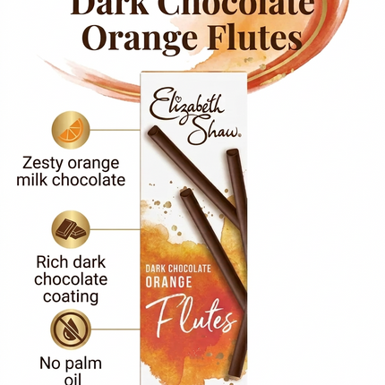 Elizabeth Shaw Orange Flutes infographic
