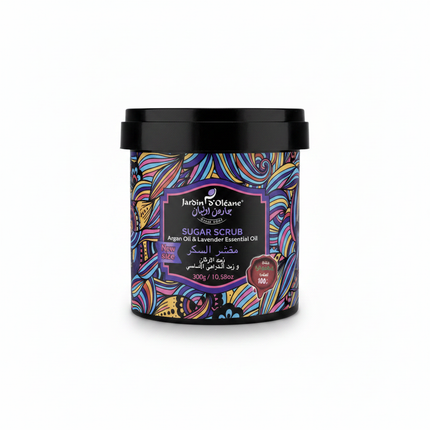 Jardin D'Oleane Sugar Scrub 300g clean white background