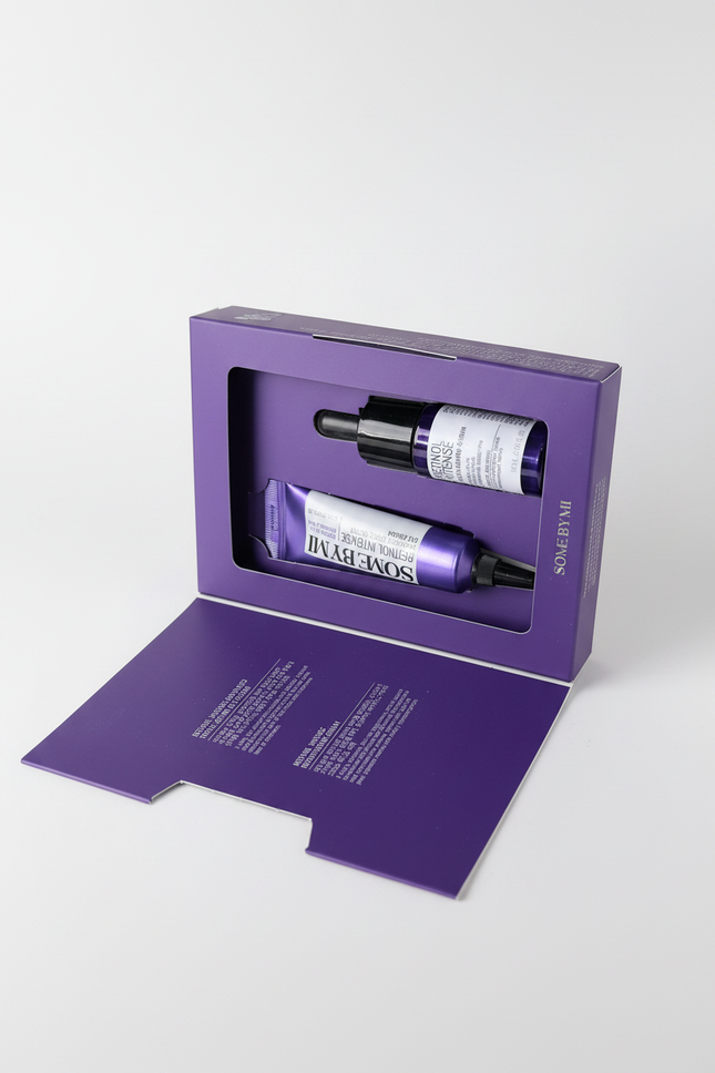 SOME BY MI Retinol Intense Trial Kit open box contents