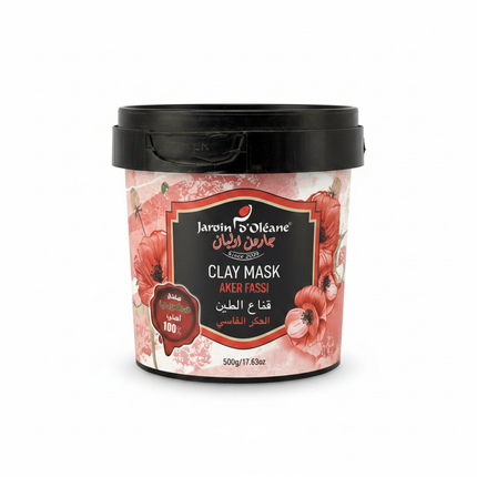 Jardin d'Oléane Clay Mask Aker Fassi clean white background product shot