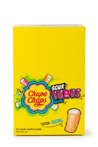 Chupa Chups Sour Tubes Mini carton on white background