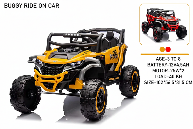 Buggy ride on car with specifications