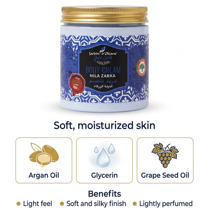 Nila Zarka body cream ingredient highlights, benefits and usage guide
