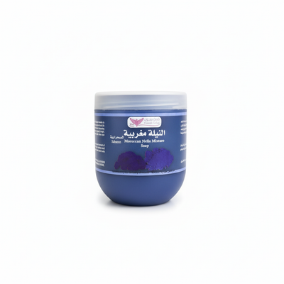 Saharan Moroccan Neila Mixture Soap - Traditional indigo deep cleansing