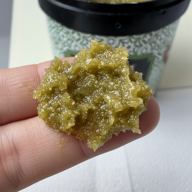 Jardin D'Oleane Sugar Scrub Moroccan Sidr - texture close-up
