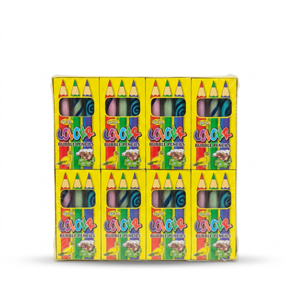 JoJo Colour Bubble Pencils retail multipack on white background