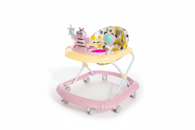 Baby Walker Nekto - Clean pink walker, all codes removed