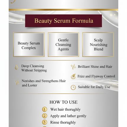 Fino Premium Touch Shampoo 550ml branded infographic