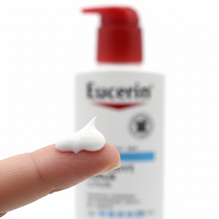 Eucerin Intensive Repair Lotion texture close-up