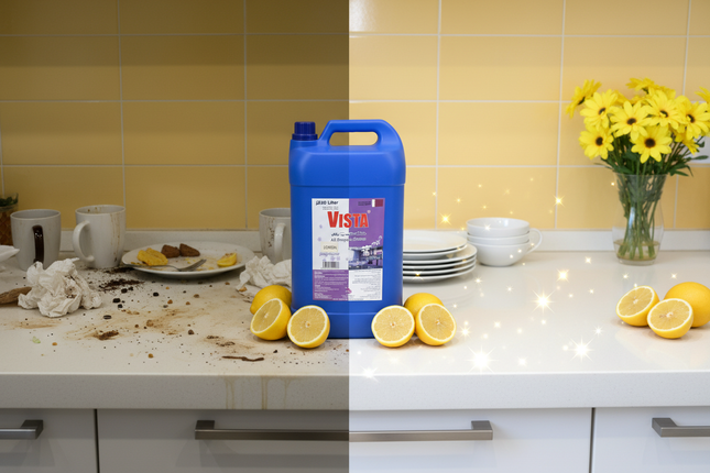 Vista cleaner before and after results