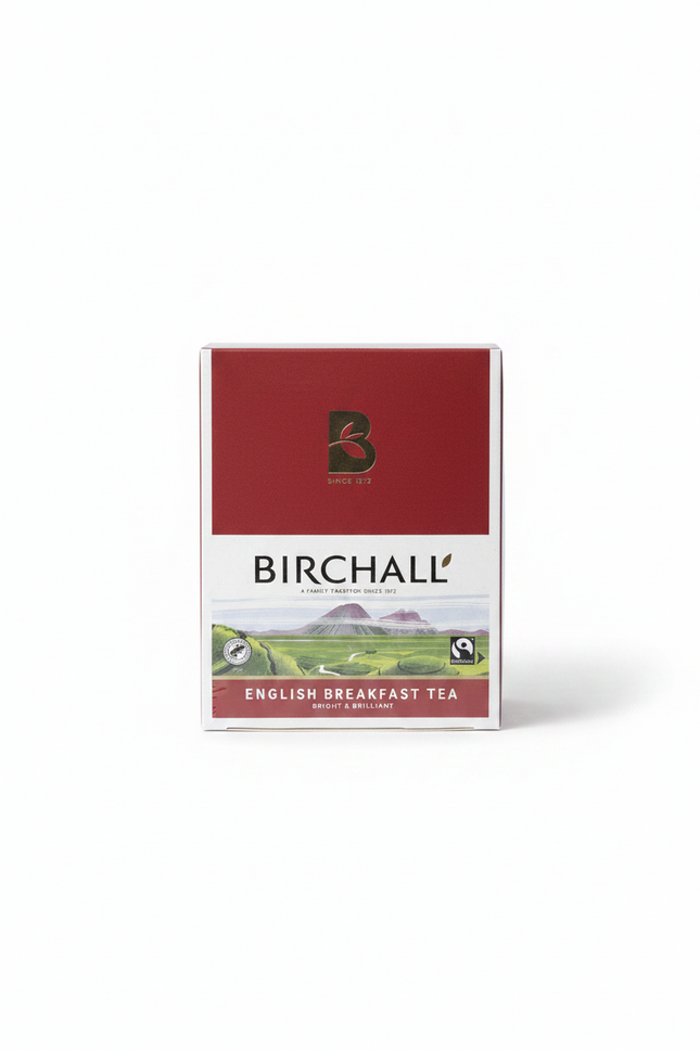 Birchall English Breakfast Tea 100 Tea Bags - Front
