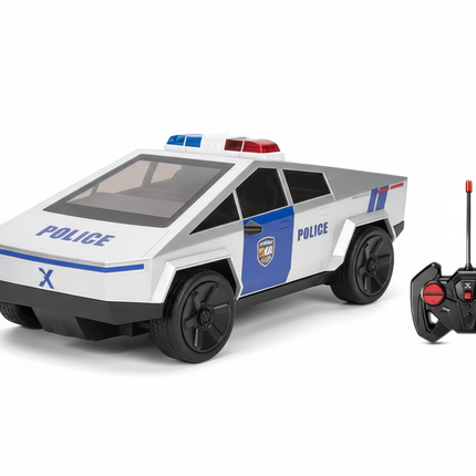 Tesla Cybertruck Police R/C Car Clean Product Shot