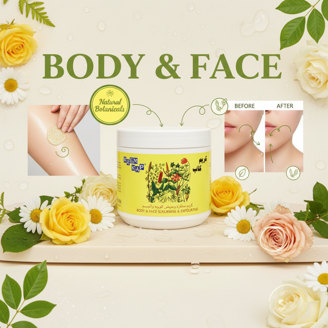 Krem Kap scrub with integrated lifestyle and benefits