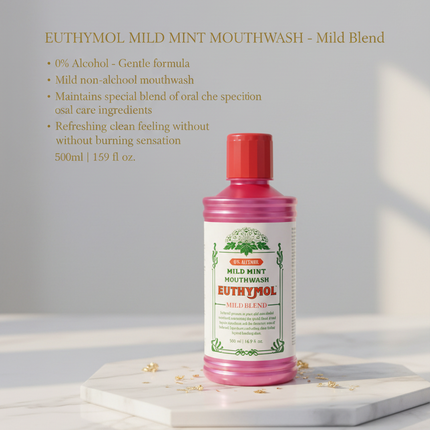 EUTHYMOL MILD MINT MOUTHWASH - 500ML