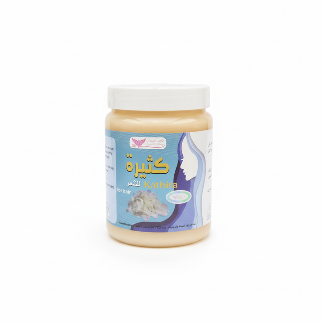 Pure Kathira Hair Gel - 100% natural tragacanth gum in 500g jar