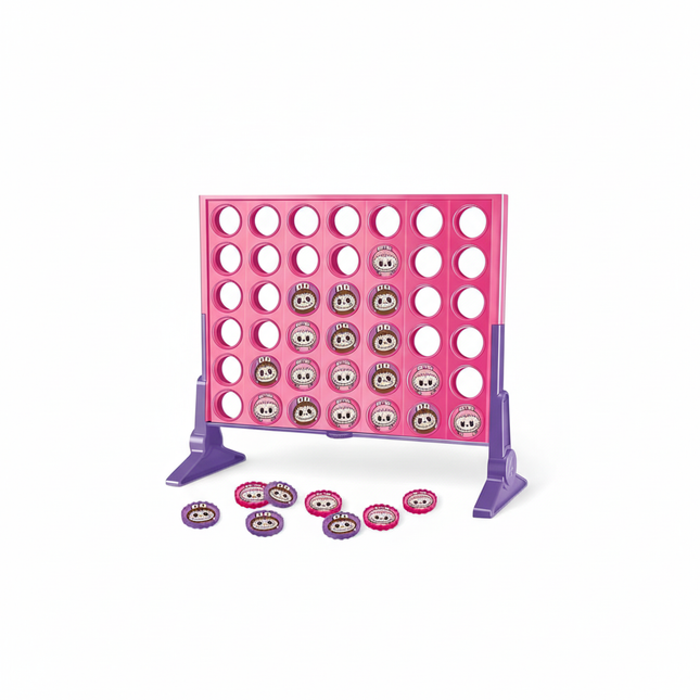 Labubu Connect 4 with character pieces