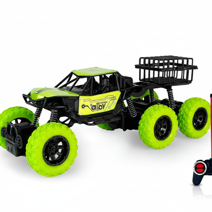 6 Wheel Alloy Climbing R/C Car Clean Product Shot