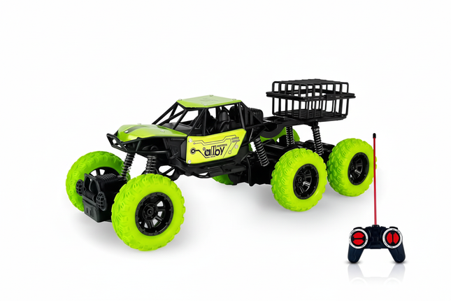 6 Wheel Alloy Climbing R/C Car Clean Product Shot