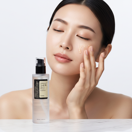 COSRX Advanced Snail 96 Mucin Power Essence lifestyle photography