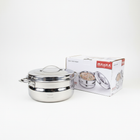 Mahaa Orchid food server angled view showing handles and lid detail