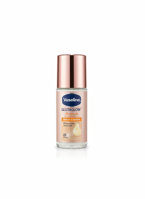 Vaseline GlutaGlow Bright & Renew Deodorant 45ml - Skin Brightening with Niacinamide