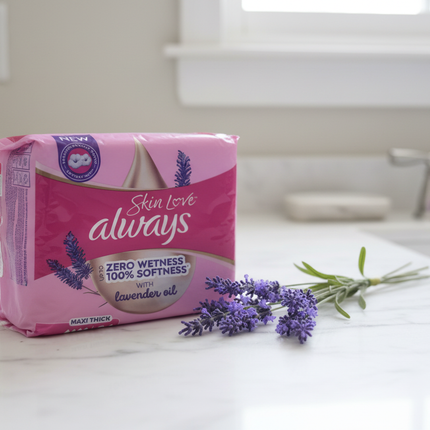 Always Skin Love Maxi Thick Pads - Lifestyle