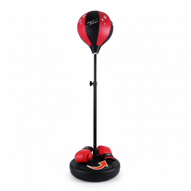 Small boxing combination showing adjustable height mechanism