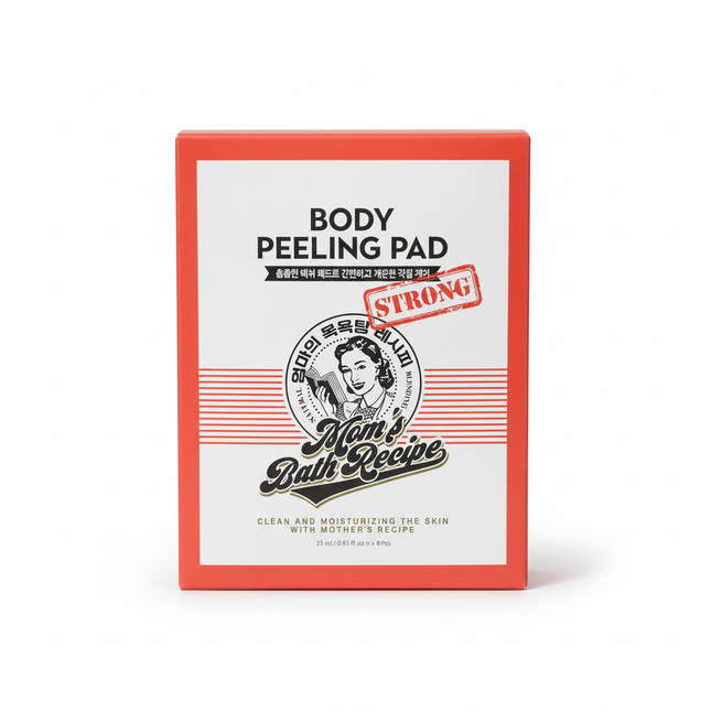 Mom's Bath Recipe Body Peeling Pad - Strong (8 Pads)