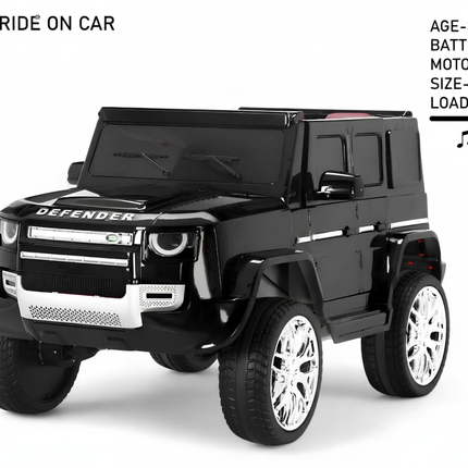 Defender ride on car with specifications