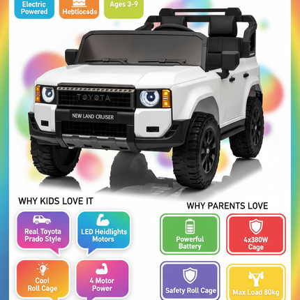 Prado benefits and features infographic