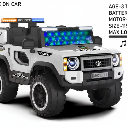 Police ride on car with specifications