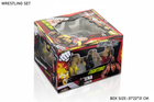 Fighting Hero wrestling set with arena display box