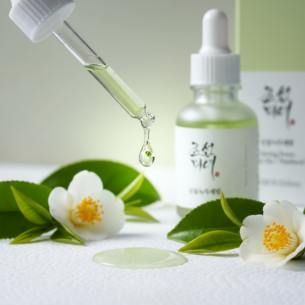 Beauty of Joseon Calming Serum green tea drop texture shot