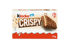 Kinder Crispy 5 pieces 170g box on white