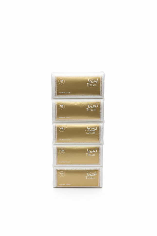 Lusail Interfold Towels 150 Pulls 20 Pack Bundle