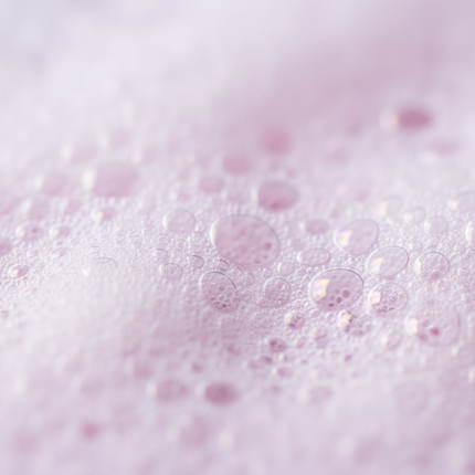 Reem rich foam and bubbles