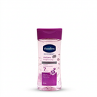 Vaseline Healthy Bright UV Extra Brightening 200ml transparent pink bottle with purple cap