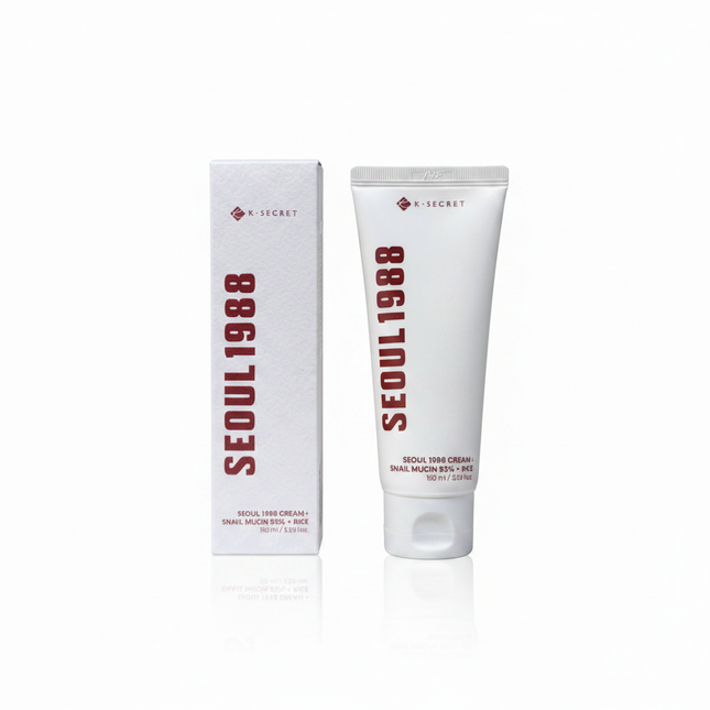 K-Secret Seoul 1988 Snail Mucin Cream clean white background product shot