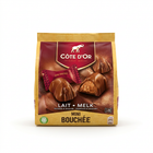 Côte d’Or Mini Bouchée milk chocolates 122g bag on white background