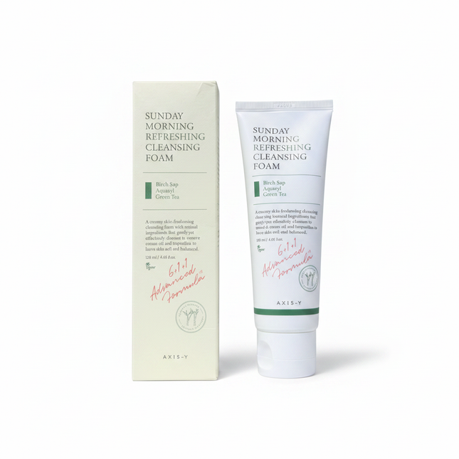 AXIS-Y Sunday Morning Cleansing Foam clean white background product shot