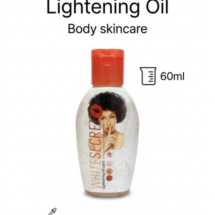 White Secret Lightening Oil 60ml product information and care guide