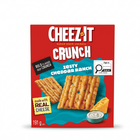 Cheez-It Crunch Zesty Cheddar Ranch crackers 191 g box on white background