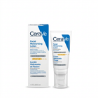 CeraVe AM Facial Moisturising Lotion SPF 30 52 ml tube and box on white background