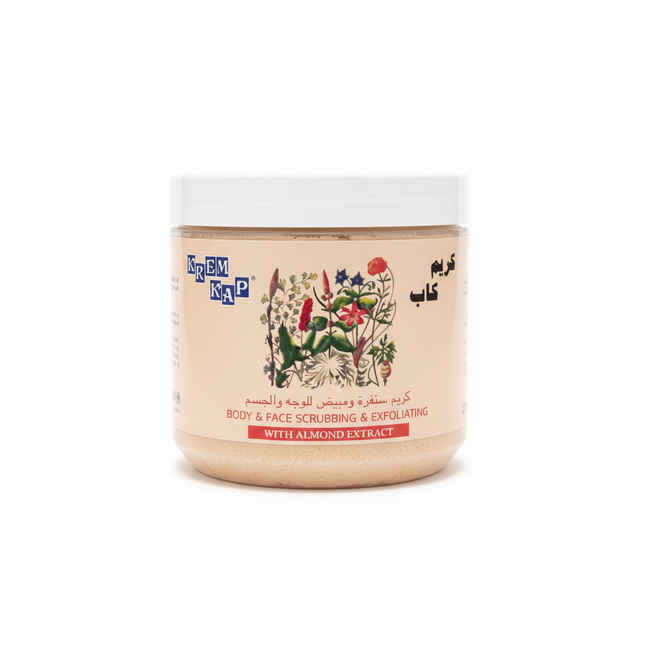 Krem Kap Body & Face Scrub with Almond Extract