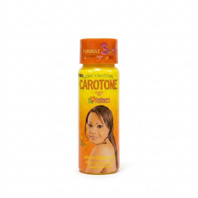 Carotone Brightening Oil 65ml bottle on white background