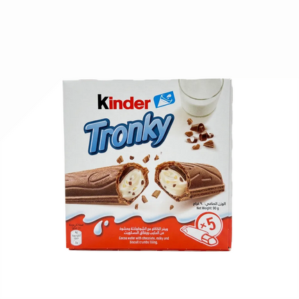Kinder Tronky 90g five-wafer box on white