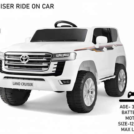 Land Cruiser ride on car with specifications