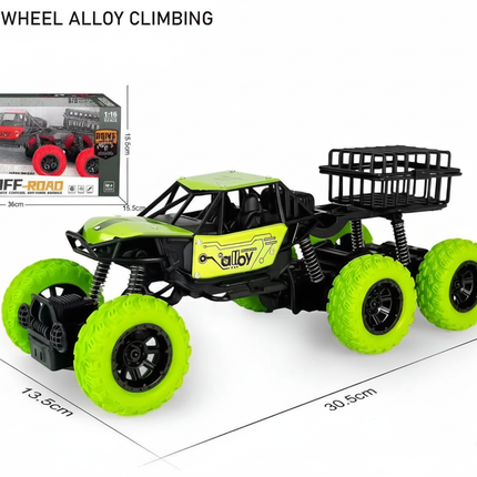 6 Wheel Alloy Climbing R/C Car with Package