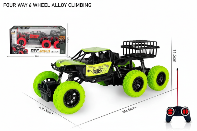 6 Wheel Alloy Climbing R/C Car with Package