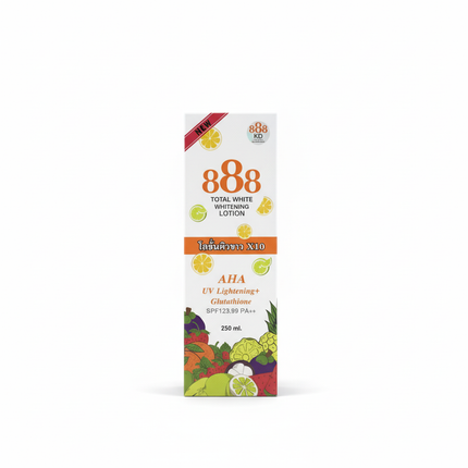 888 Total White Whitening Lotion - AHA UV Lightening+ SPF 24-99 PA++
